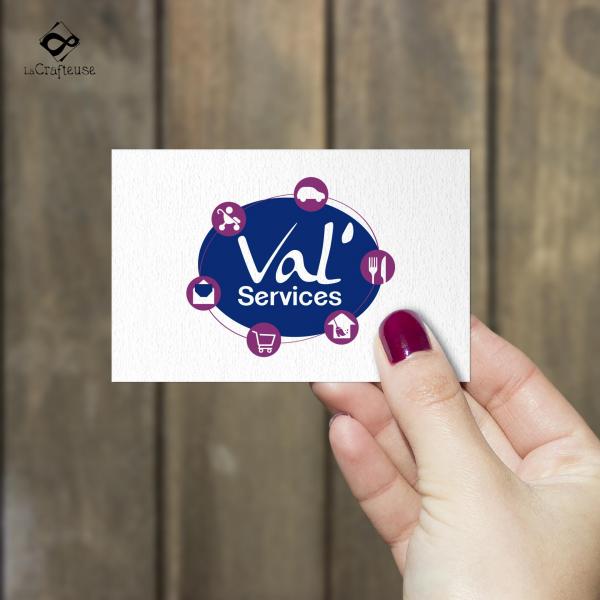 logo Val'services créé par la Crafteuse