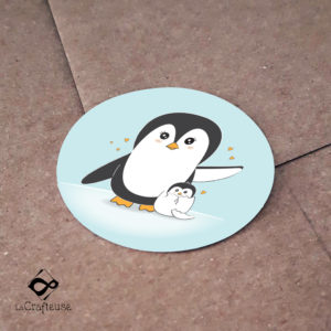 sticker pingouin 2