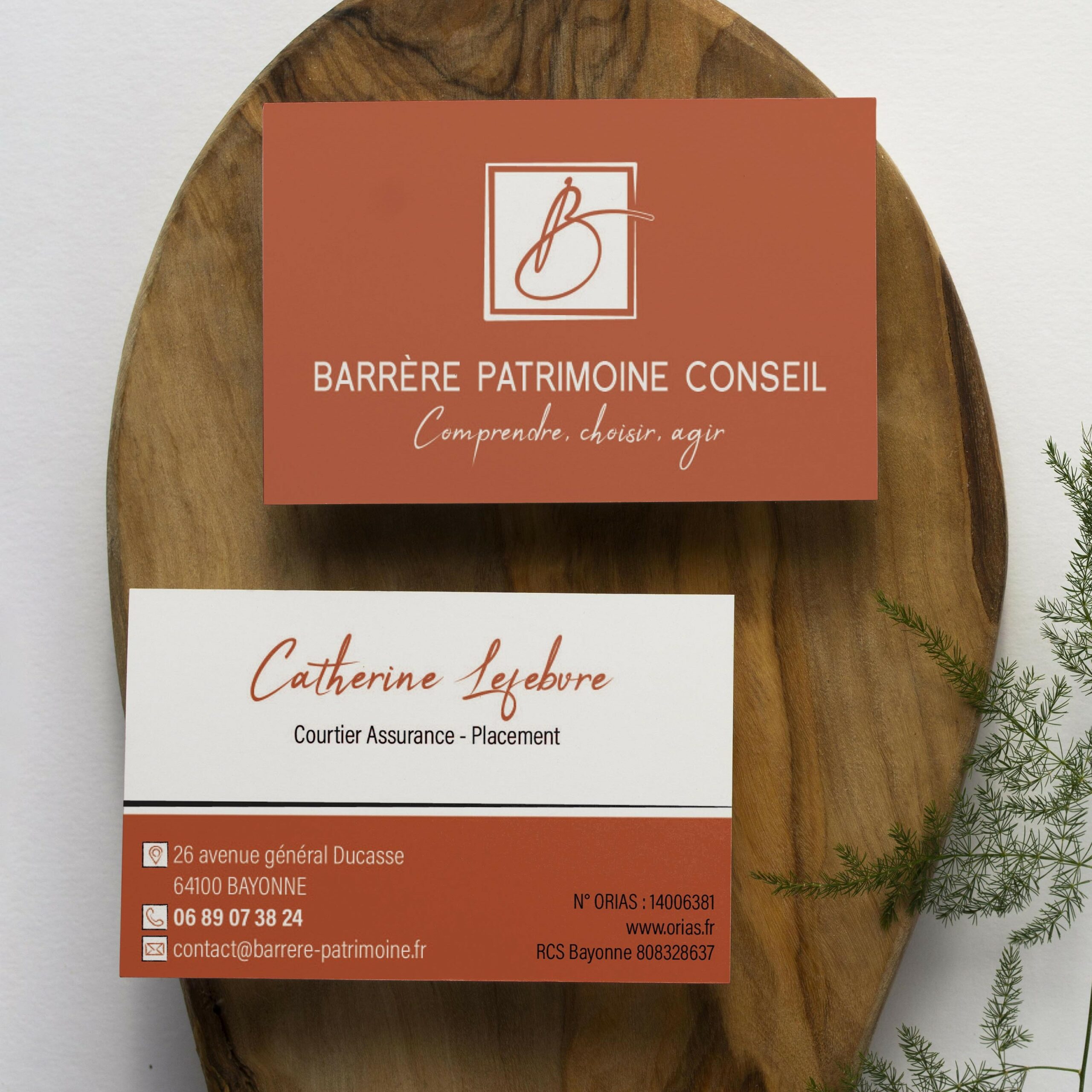 CV BPC carte de visite courtier assurance