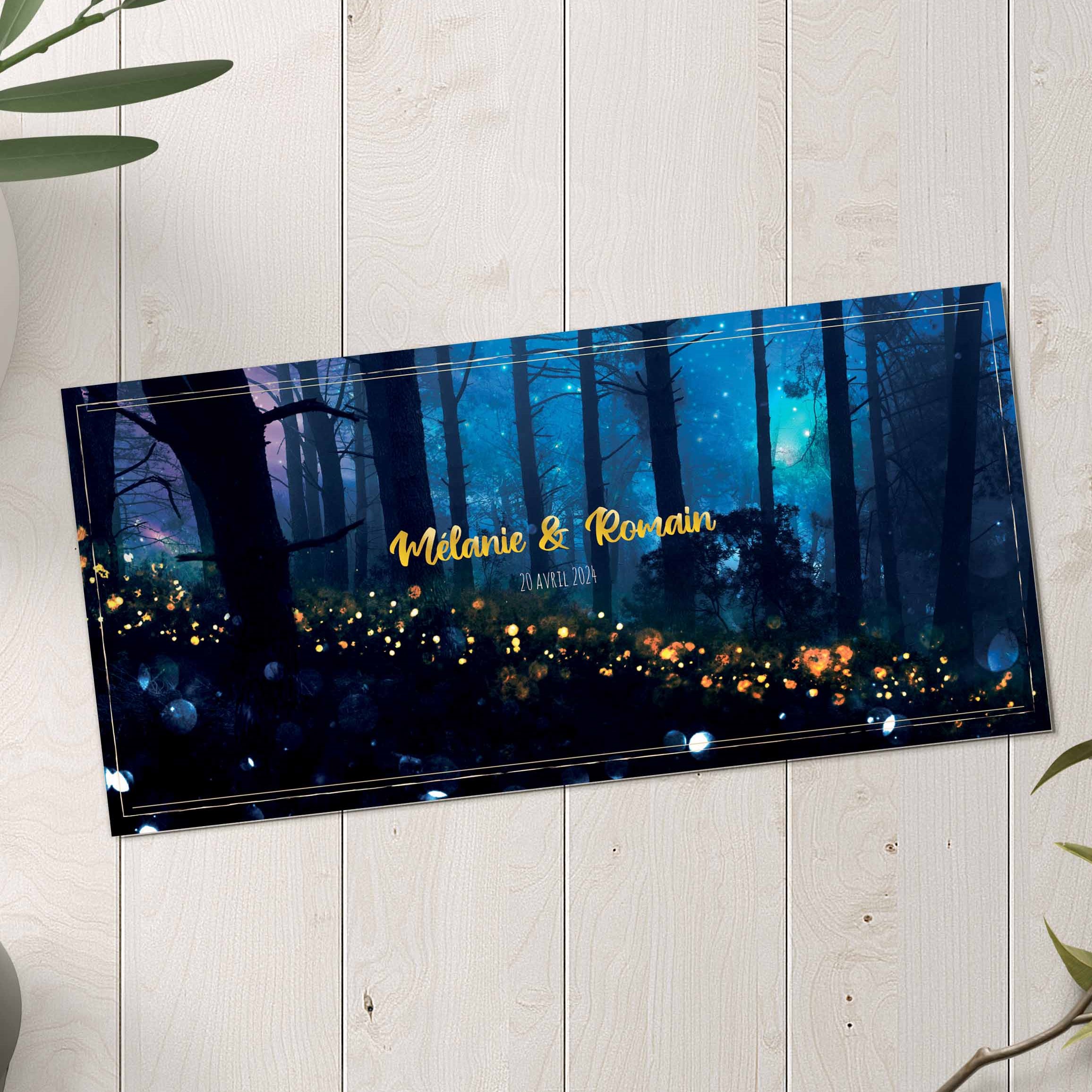 faire part foret mysterieuse sorciere monde invisible