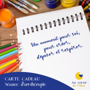 carte cadeau pour 1 seance d'art therapie bien etre