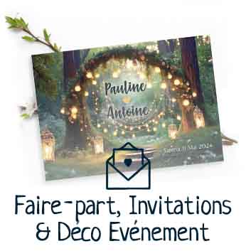 graphiste pour invitation et faire part personnalisé