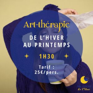 atelier art therapie transition hiver printemps